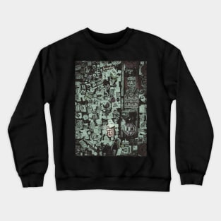 New York Vintage Stickers Crewneck Sweatshirt